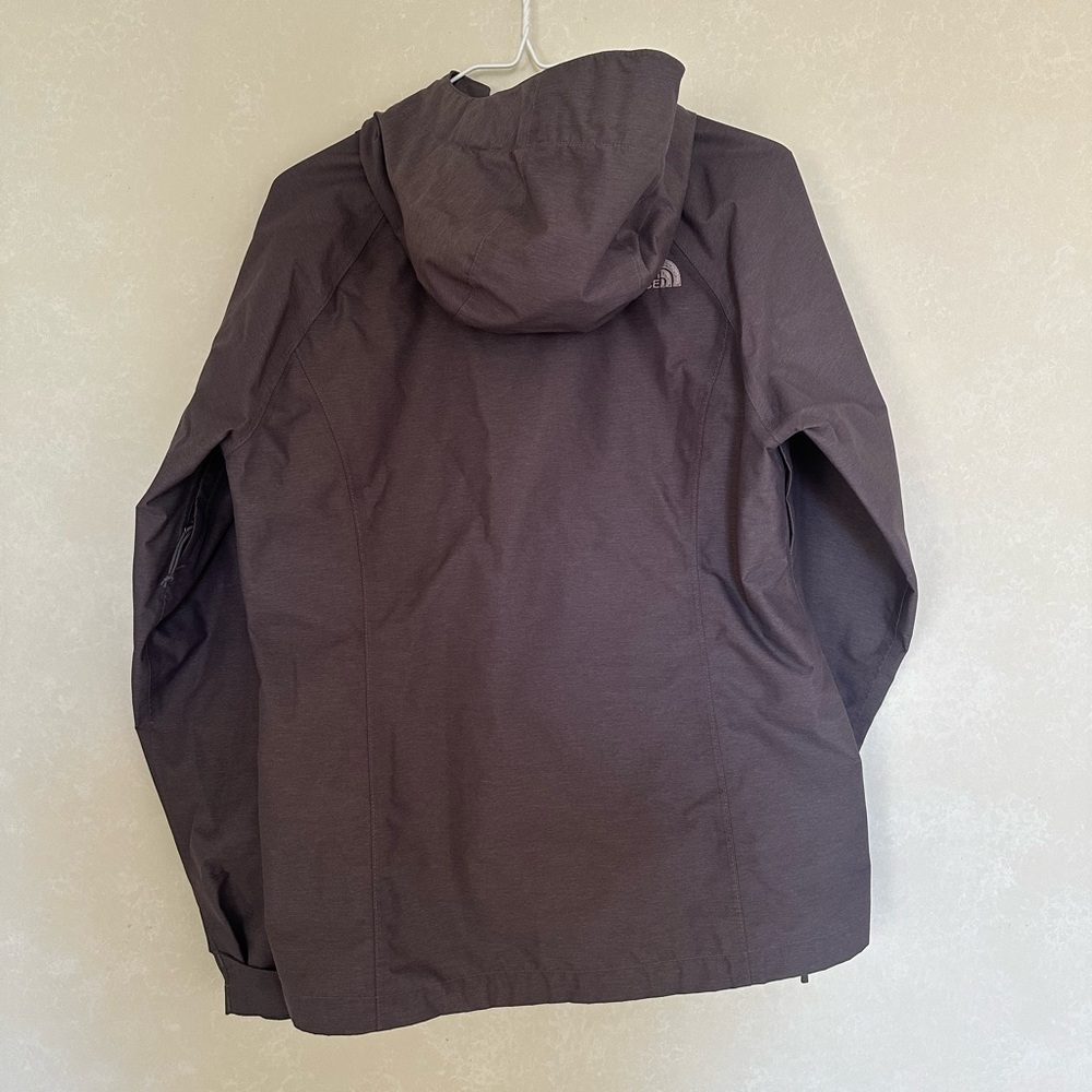 The North Face Women’s Rain jacket, size medium, color heather grey - Picture 3 of 9
